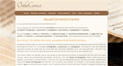 Desktop Screenshot of corrections-textes.com