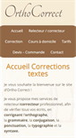 Mobile Screenshot of corrections-textes.com